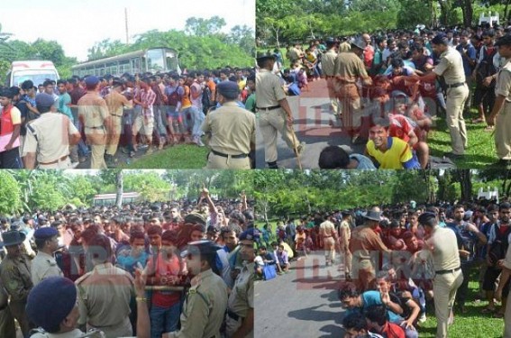 Tripura ranks 4th highest unemployment in India with record 7 lakhs jobless youths under CPI-M rule : over 1000 youths fight for 56 Jail-Police jobs on Sunday Tripura ranks 4th highest unemployment in India with record 7 lakhs jobless youths under CPI-M rule : over 1000 youths fight for 56 Jail-Police jobs on Sunday